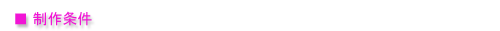 制作条件